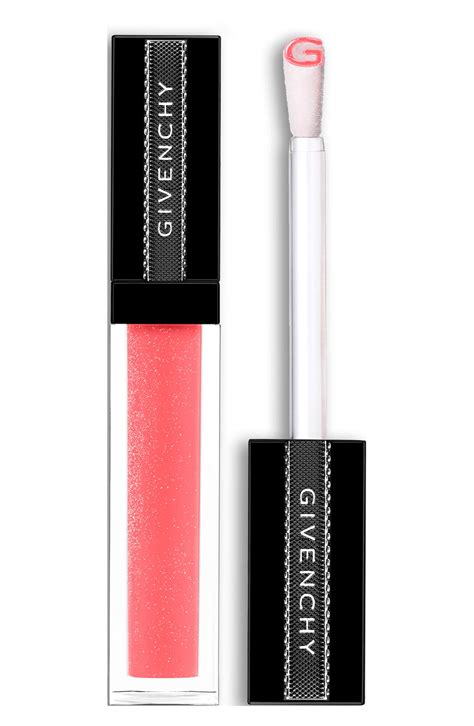 black lip gloss givenchy|Givenchy black pink lip gloss.